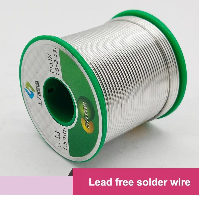 450g/roll Lead Free Solder Wire Environmental Protection Soldering Wire 99.3%Sn 0.3%Cu 0.5/0.6/0.8/1.0/ 1.2mm Super Strength