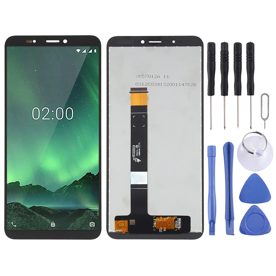 Tested mobile phone parts replacement touch screen TFT LCD Screen for Nokia C2 with Digitizer Full Assembly