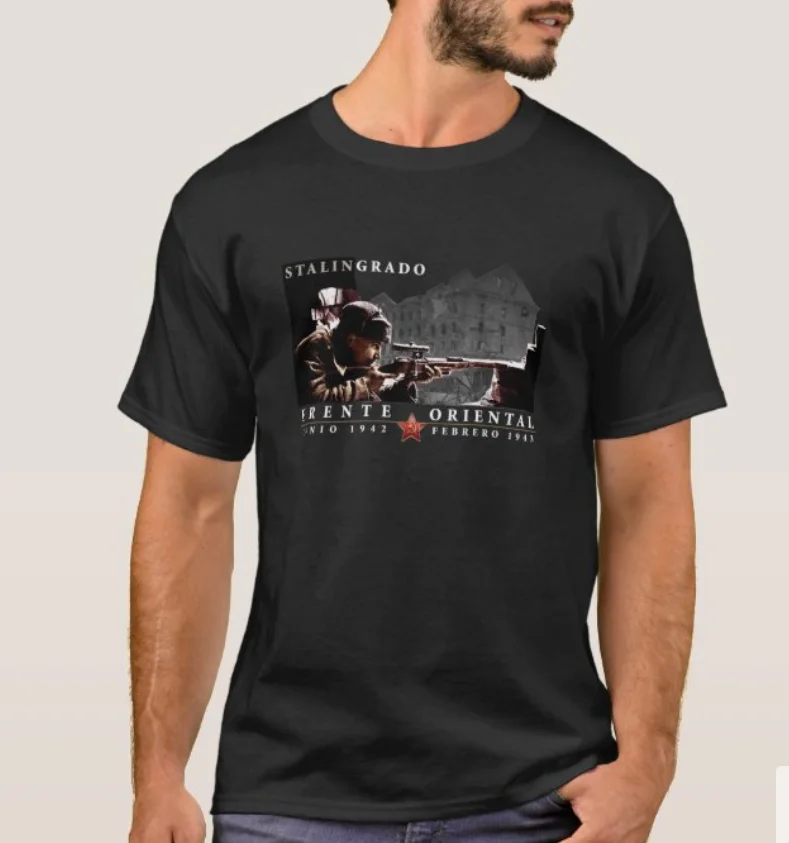 Battle of Stalingrado T-Shirt. Summer Cotton Short Sleeve O-Neck Mens T Shirt New S-3XL