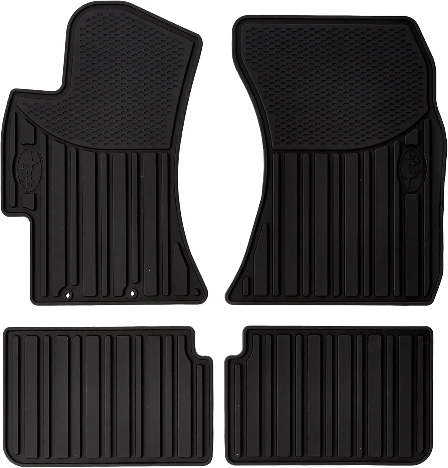 

All-Weather Rubber Floor Mats for 2008-2014 Subaru Models, Durable Fit Impreza Forester STI WRX