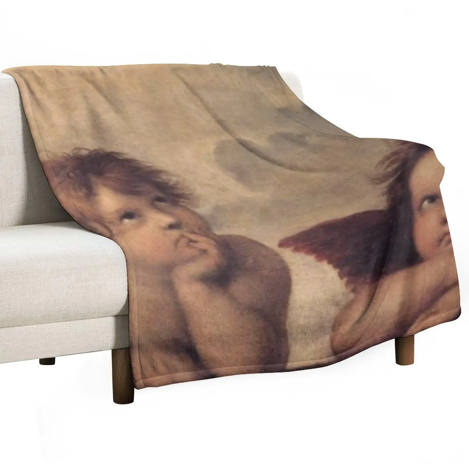 

THE SISTINE MADONNA (detail) - RAPHAEL Throw Blanket Extra Large Throw Luxury Throw Bed linens For Sofa Thin Blankets