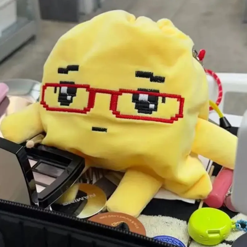 3D Glasses Dumpling Backpack Y2K Korean NX Cartoon Makeup Bag Nylon Drawstring Printing Crossbody Bag Game Shoulder ItaBag New