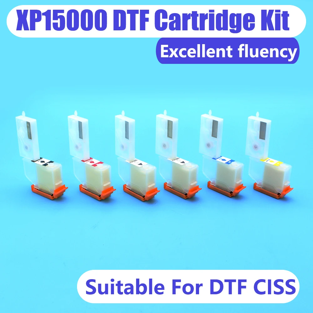 XP 15000 DTF Cartridge Kit Without Chip XP-15000 15010 15080 Direct Transfer Film CISS Damper Kit Modification Ink Supply Filter