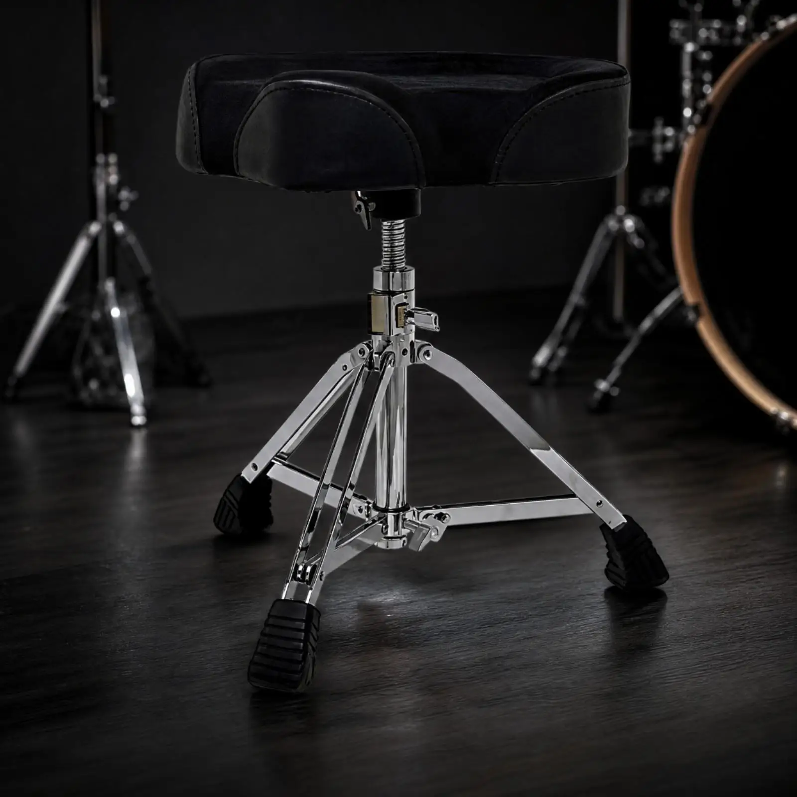 Ergonomic Drum for seat for Guitarist and Keyboard Player with Wide Base Stability for Home Practice