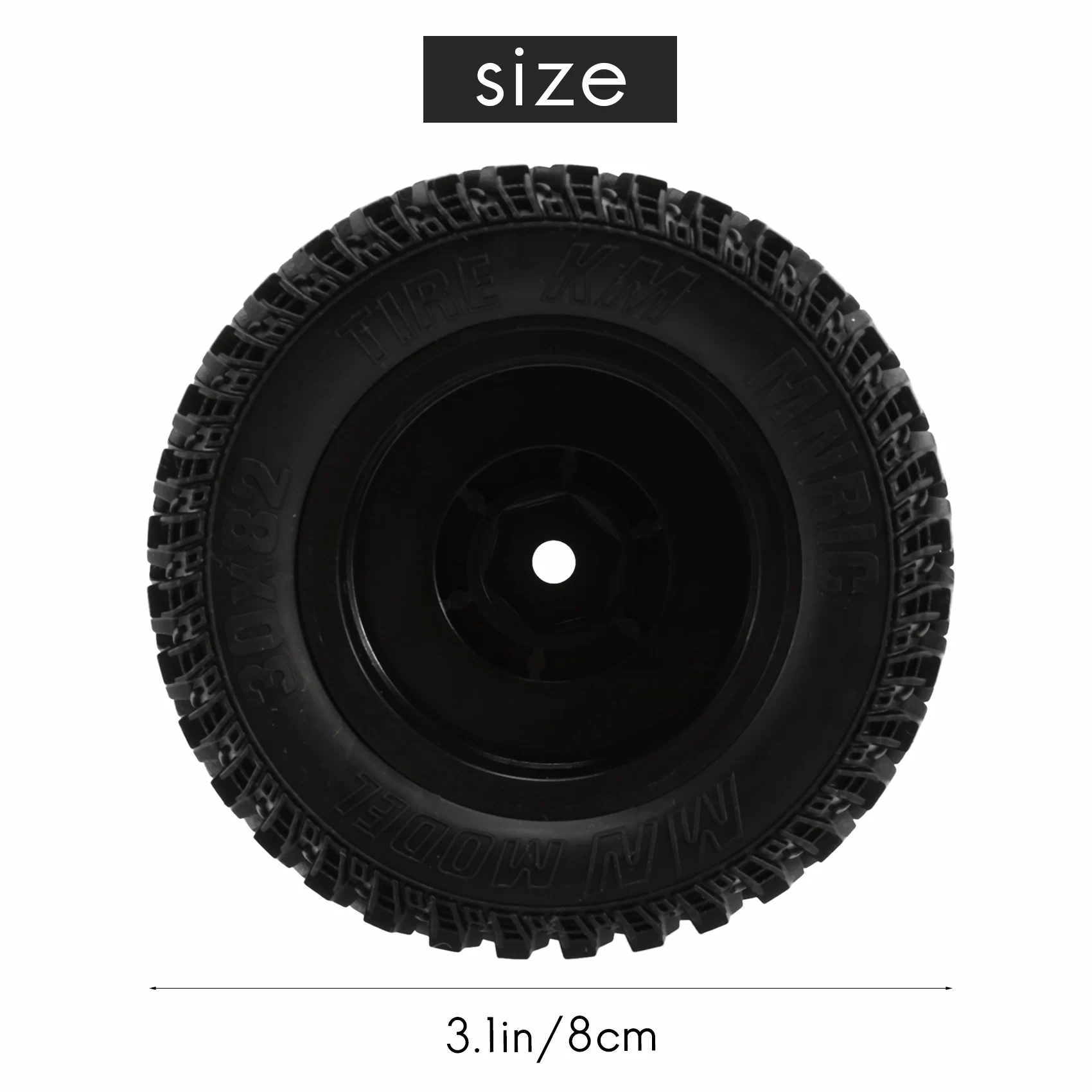 Ensemble de roues en caoutchouc pour voiture RC MN86 1/12, pièces de rechange, accessoires de bricolage, mise à niveau, 4 pièces