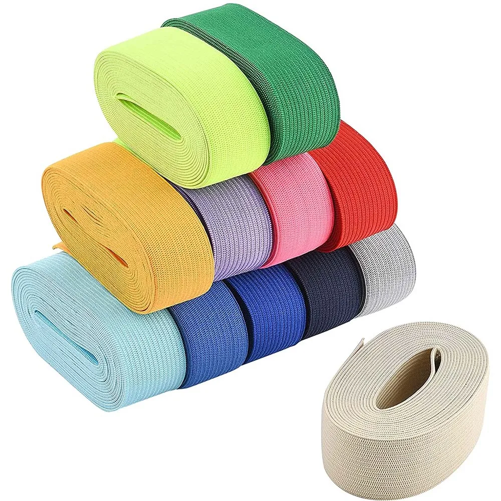 1/2/5Meters Color Elastic Band High Elasticity Rubber Band Sewing Craft For Home Lace Decoration Clothing Accessories