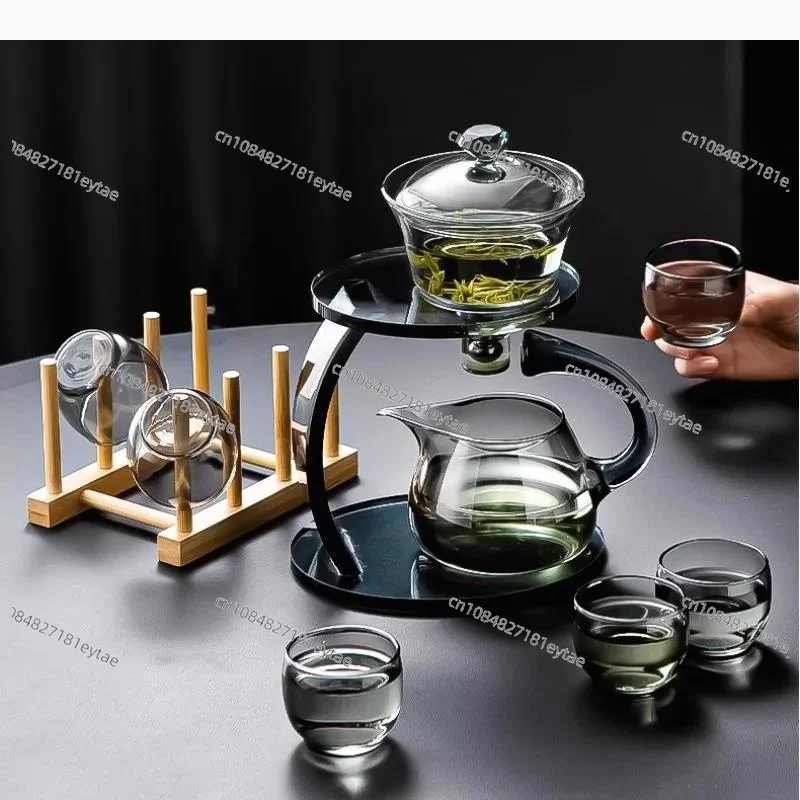 Fully Automatic Glass Tea Set Teapot Teacup Infuser Electric Tea Maker Brewing Utensil