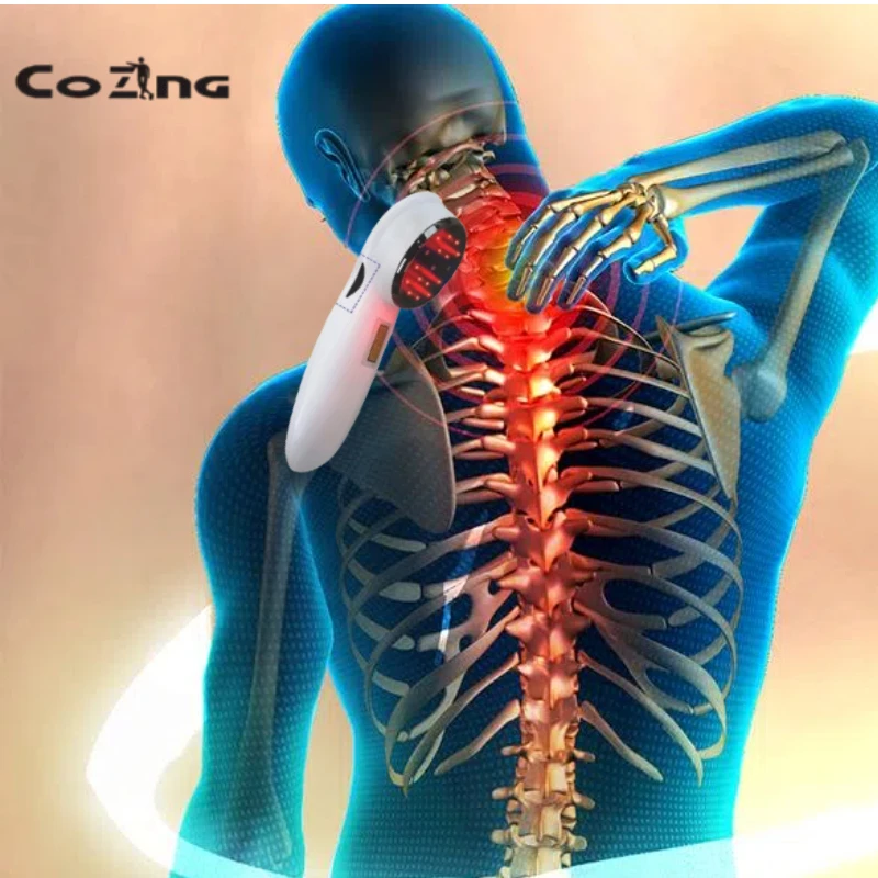 

COZING Professional Handheld Cold Laser Device 650nm 808nm for Arthritis Pain Relief Muscle Health Care Equipment