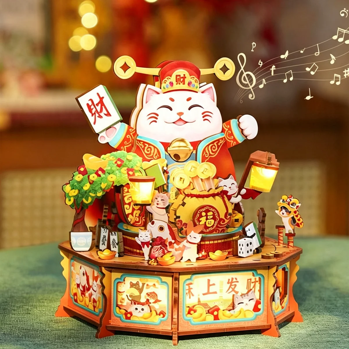 mahjong-fortune-music-box-puzzle-3d-in-legno-kit-musicale-fai-da-te-con-luce-led-rotante-regalo-artigianale-decorazione-da-scrivania-da-collezione