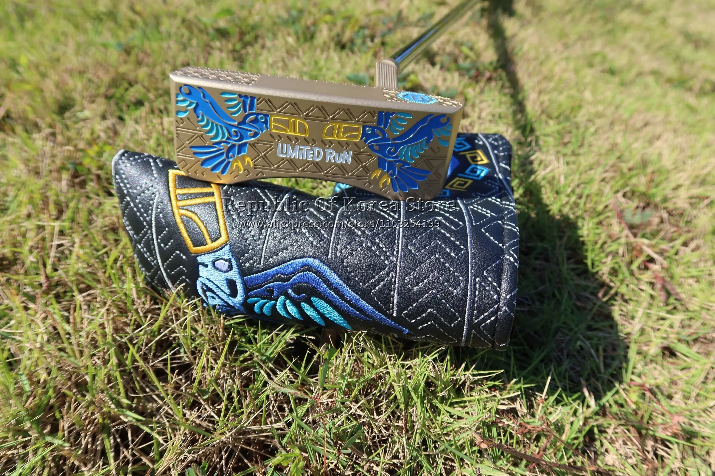 New Golf Clubs Beaked Bird Totem limited edition golf putter 32/33/34/35/36 Inch Steel Shaft With Head Cover view 3