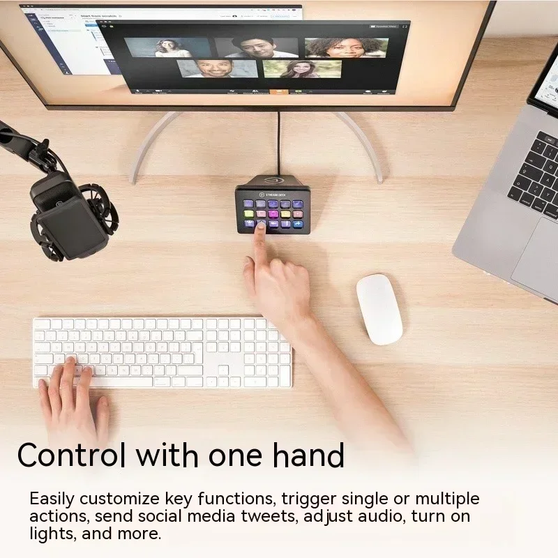 Elgato Stream Deck MK.2 Mini Keyboard 32 Keys Multifunctional Console Panel Designer PS Live-streaming Desktop Assistant Macro