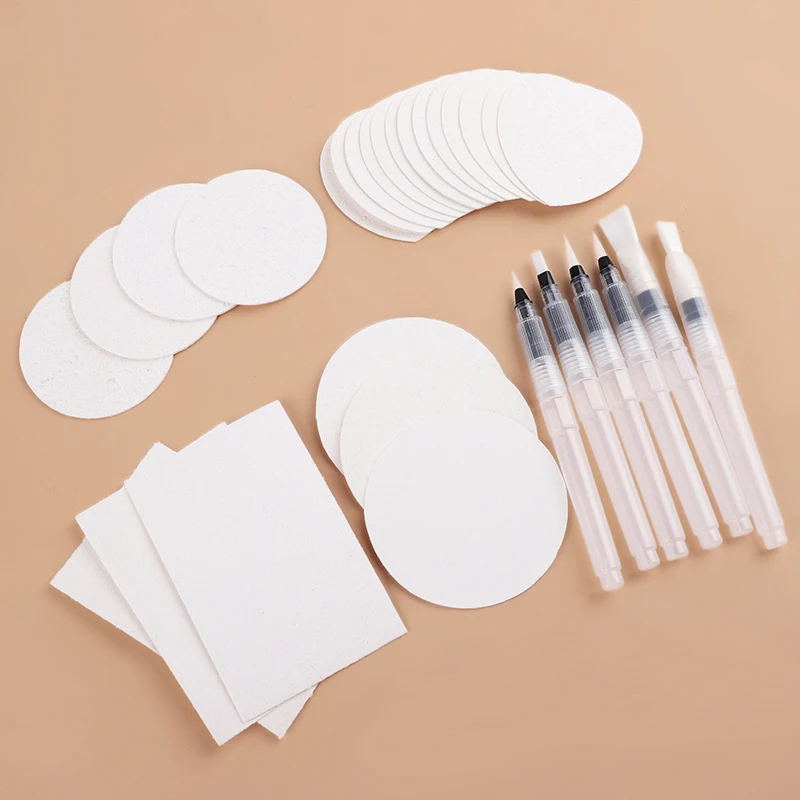 Set De Pintura Mágica 3D Con 10 Papeles De Espuma Y 12 Rotuladores – Dibujo Que Se Hincha Con Agua, Manualidad Creativa Para Niños