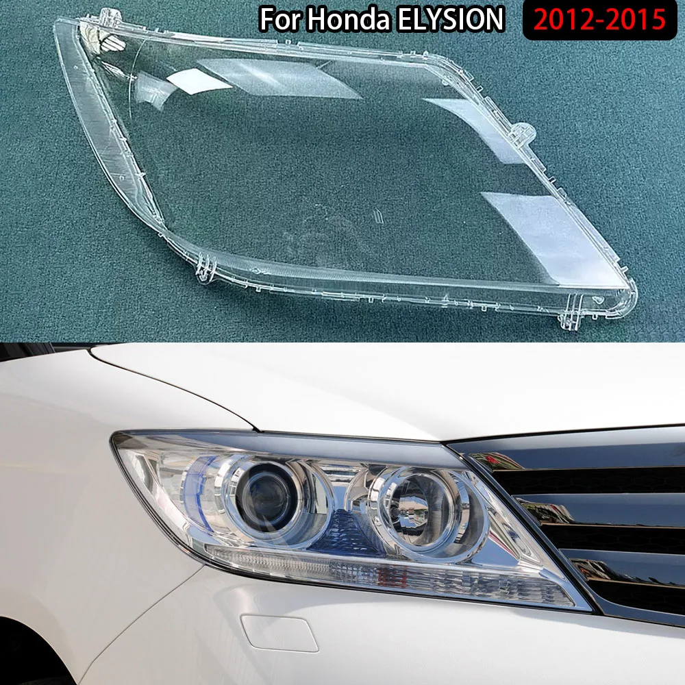 

For Honda ELYSION 2012-2015 Front Headlamps Cover Lens Headlights Shade Transparent Lampshade Plexiglass Shell Replace Housing