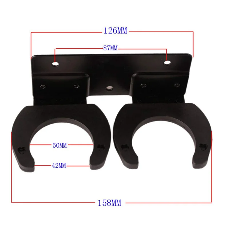 B27B Universal Wireless Microphone Hook Holder Stands Wall Hanger Rack Clip Clamp Brackets Wall Mounted - Image 6