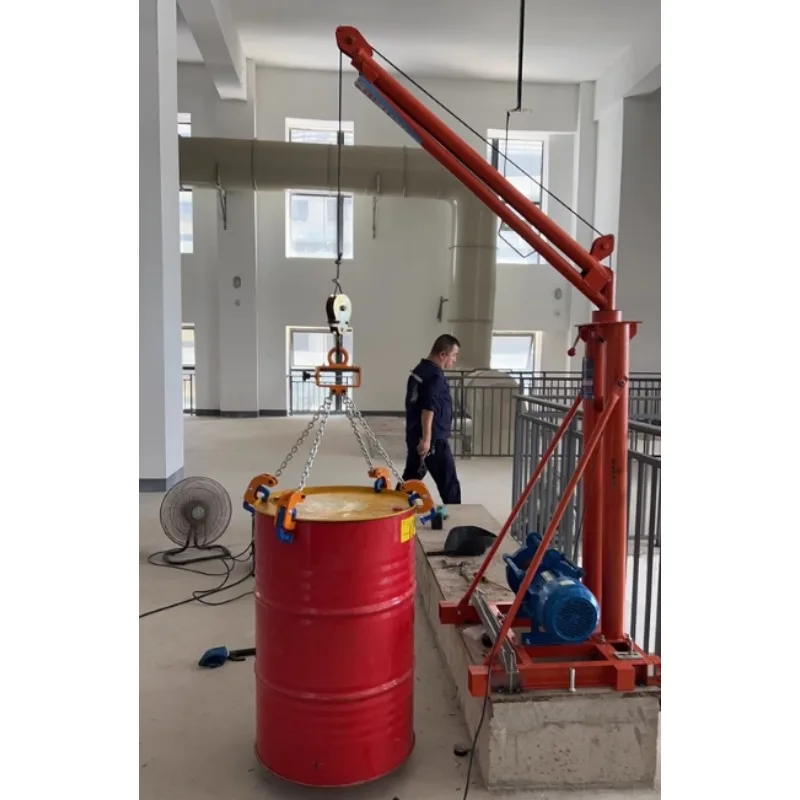 

Small crane is suitable for home use, warehouse, roof loading, outdoor lifting, decoration and lifting and handling artifact
