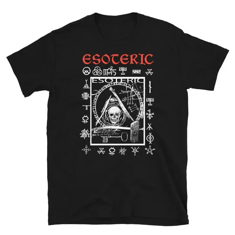 Esoteric Alchemical Symbol Ancient Secrets Aliester Crowley Occult T Shirt