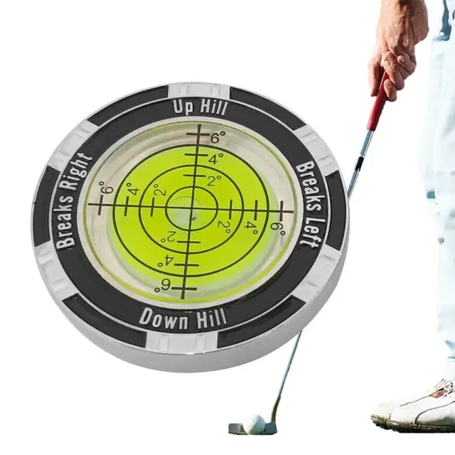 Putt Green Reader Przenośne narzędzie do układania golfa dla golfistów Marker do piłek golfowych Wysoka precyzja Poziom Green Reading Aid Akcesoria golfowe