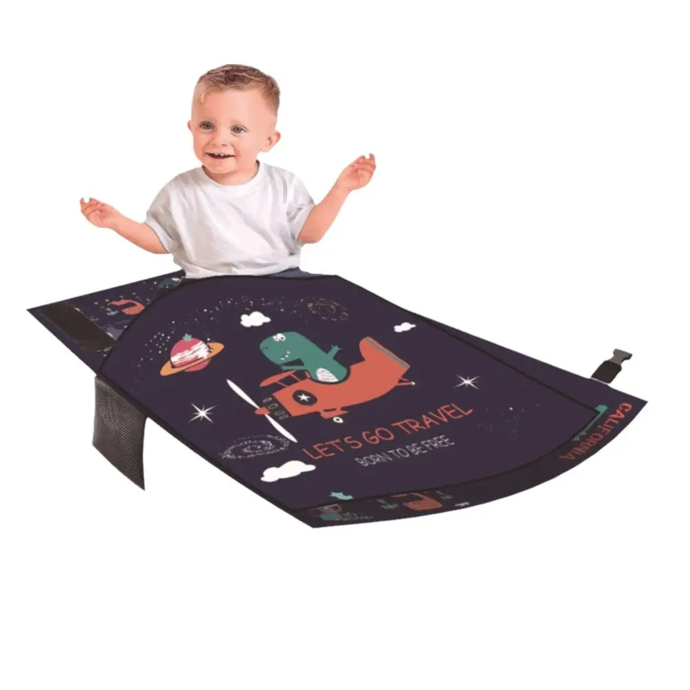 Портативная детская дорожная кровать в самолете, подставка для ног, гамак, стильная детская подставка для ног, складной удлинитель сиденья