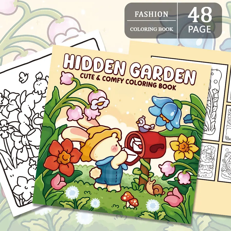 Cozy Times Coloring Books, Charming Scenes, Easy Coloring, For Home Parent - Child DIY, Relax, Unwind, Boost Creativity