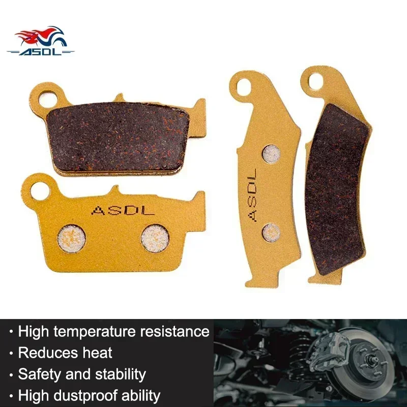 Motorcycle Front Rear Brake Pads Disc For GAS-GAS EC 200/250/300XC/250/300 Euro4 2018 2019 2020 EC200 EC250 EC300XC EC250 EC300