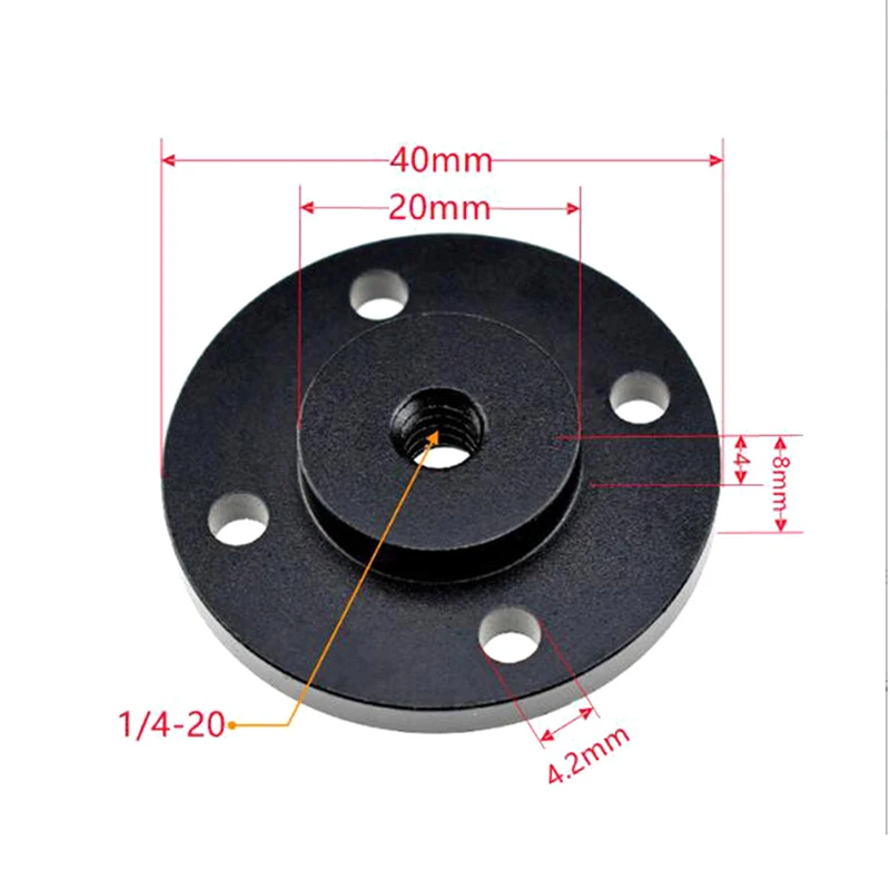 Aksesori braket Tripod adaptor mur sekrup dudukan logam dudukan Hot Shoe