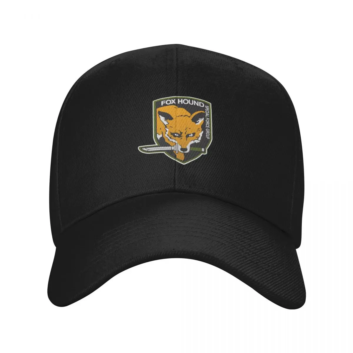 

Fox Hound Special Force Group Logo Baseball Cap Anime Hat Kids Hat fishing hat Male Woman Hats Men's