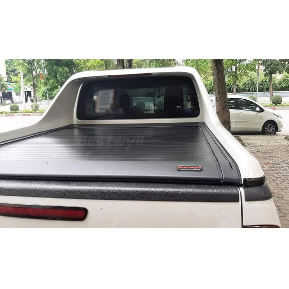 

BESTWYLL 4X4 Hard Roller Lid Aluminum Retractable Pickup Truck Bed Electric Roll up Tonneau Cover for Toyota Hilux Rocco E-F04