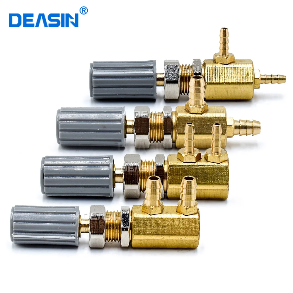 Dental Unit Metal Spare Parts Water Valve Hexagon/ Square Pressure F /L Type Water Control Regulating Total Air Switch