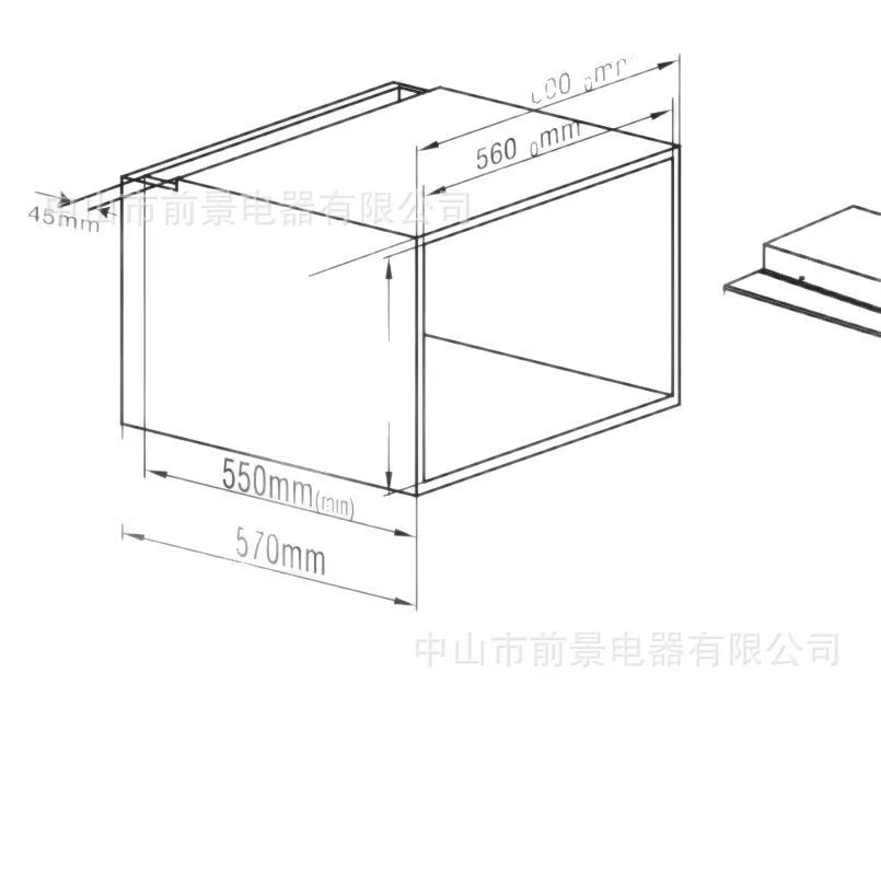25L Embedded Black Smart Microwave Oven Household Touch Stainless Steel Liner Barbecue Thaw Microwave Oven Manufacturers