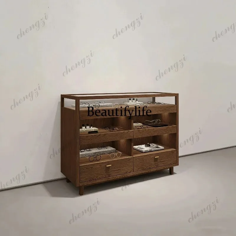 K153 Accessories, optical store, Nakajima cabinet display, display cabinet, flowing water clothing store, multi-layer glass cabi
