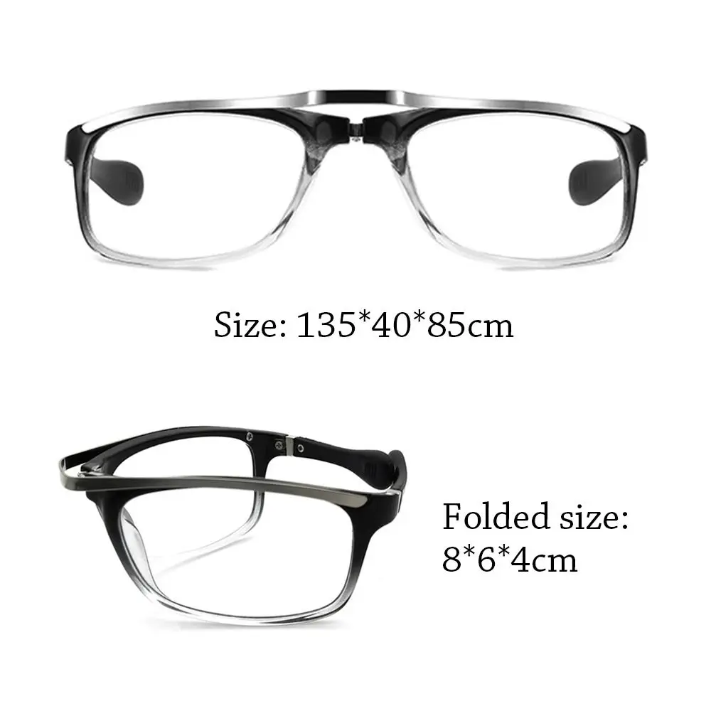 Portable Wrist Watch Glasses Wrist Fashion Foldable Eyewear Anti-blue Light Reading Glasses Magnet Hanging Radiation Protection