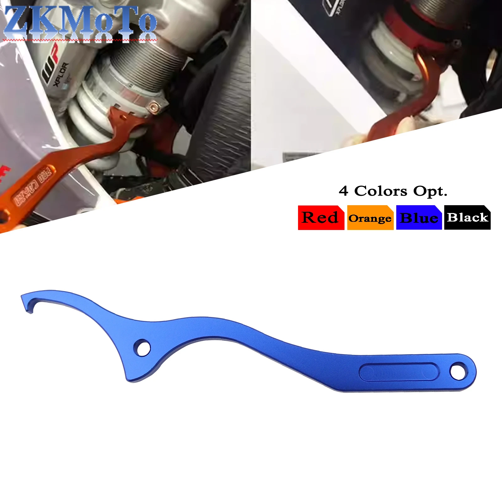 Motorcycle CNC Aluminum Rear Absorber Damping Shock Spanner Wrench Tool For KTM SX SXF XC XCF XCW XCFW EXC EXCF 125-500cc 11-16