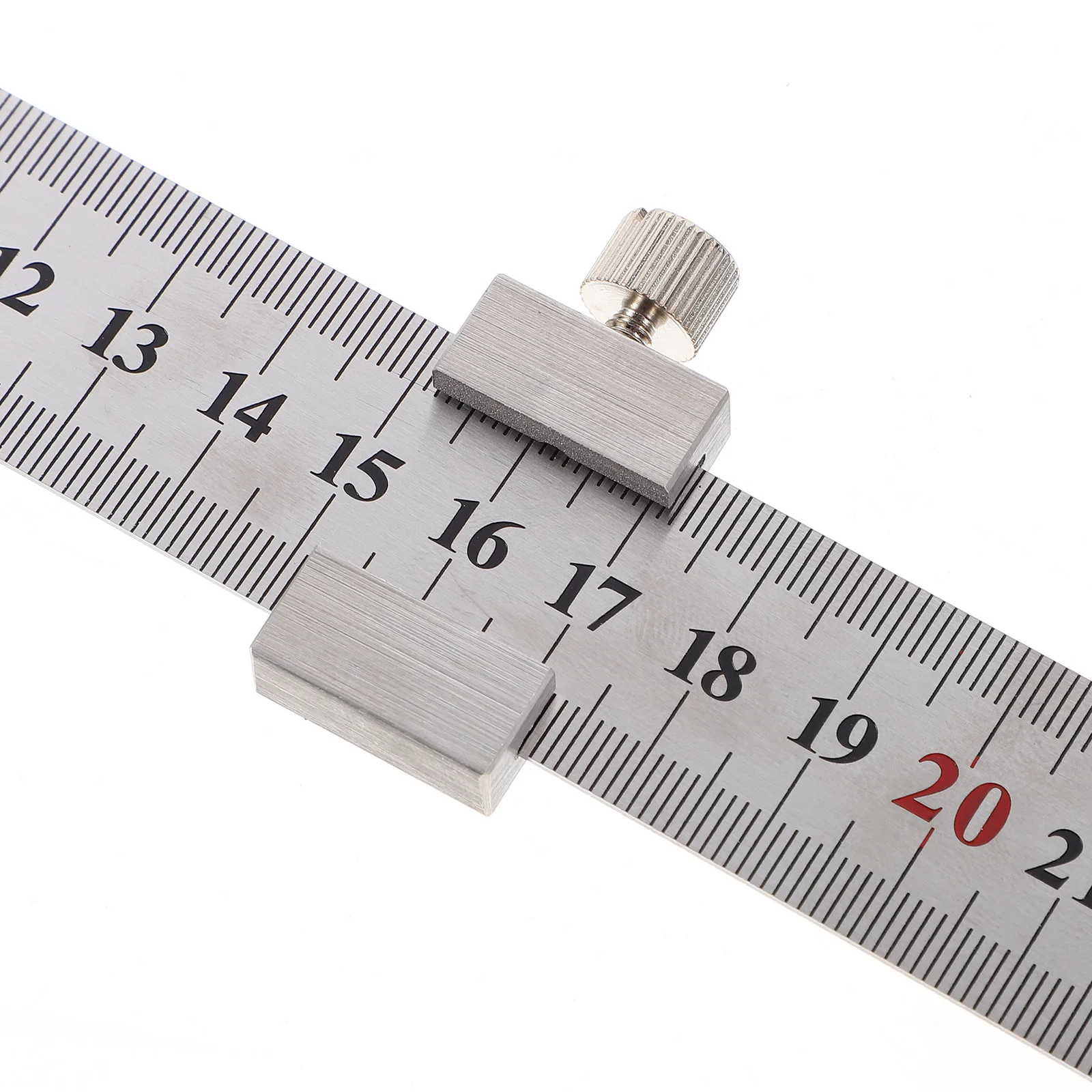 

1Set Thickened Stainless Steel Ruler Metal Measuring Tool for Engineers Carpenters Architects Precision Sliding