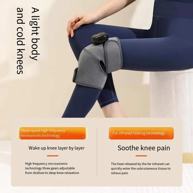 Thermal Knee Massager 3 in 1 Shoulder Knee Elbow Heated Massage Support Brace Pain Relief Elbow Leg Arthritis Relaxing Legs