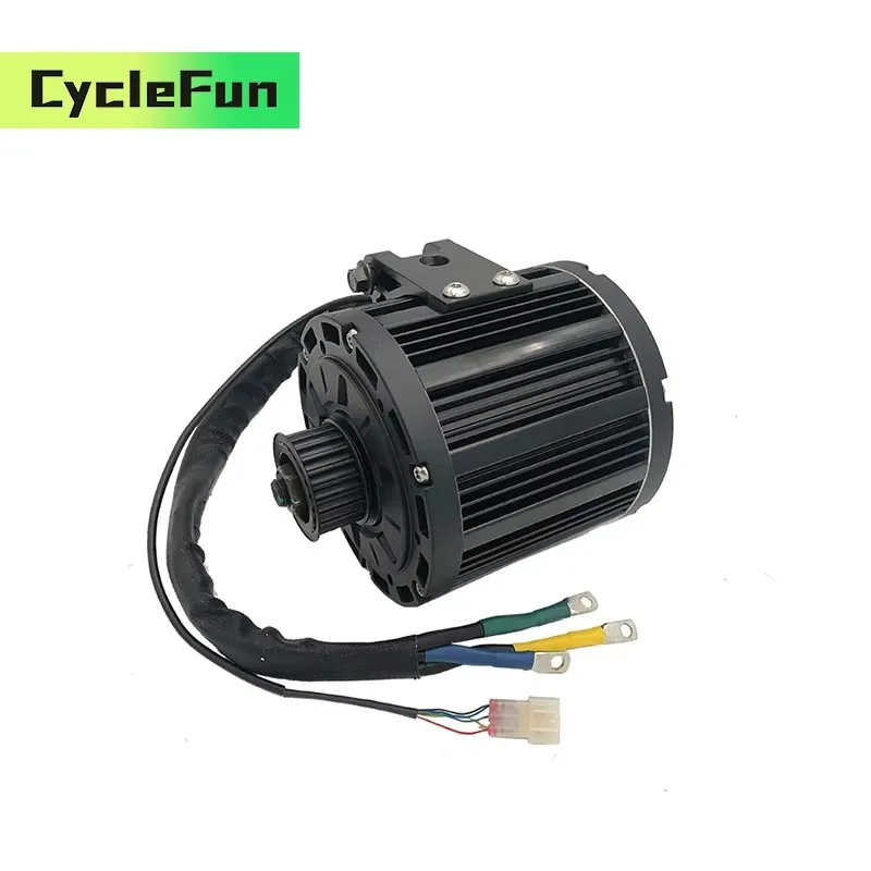 

QS138 Rated 4KW 90H 72V 110KPH Mid-Drive Motor With Sprocket or Belt Hall Type For Electric Motorcycles E-Scooter Conversion Kit