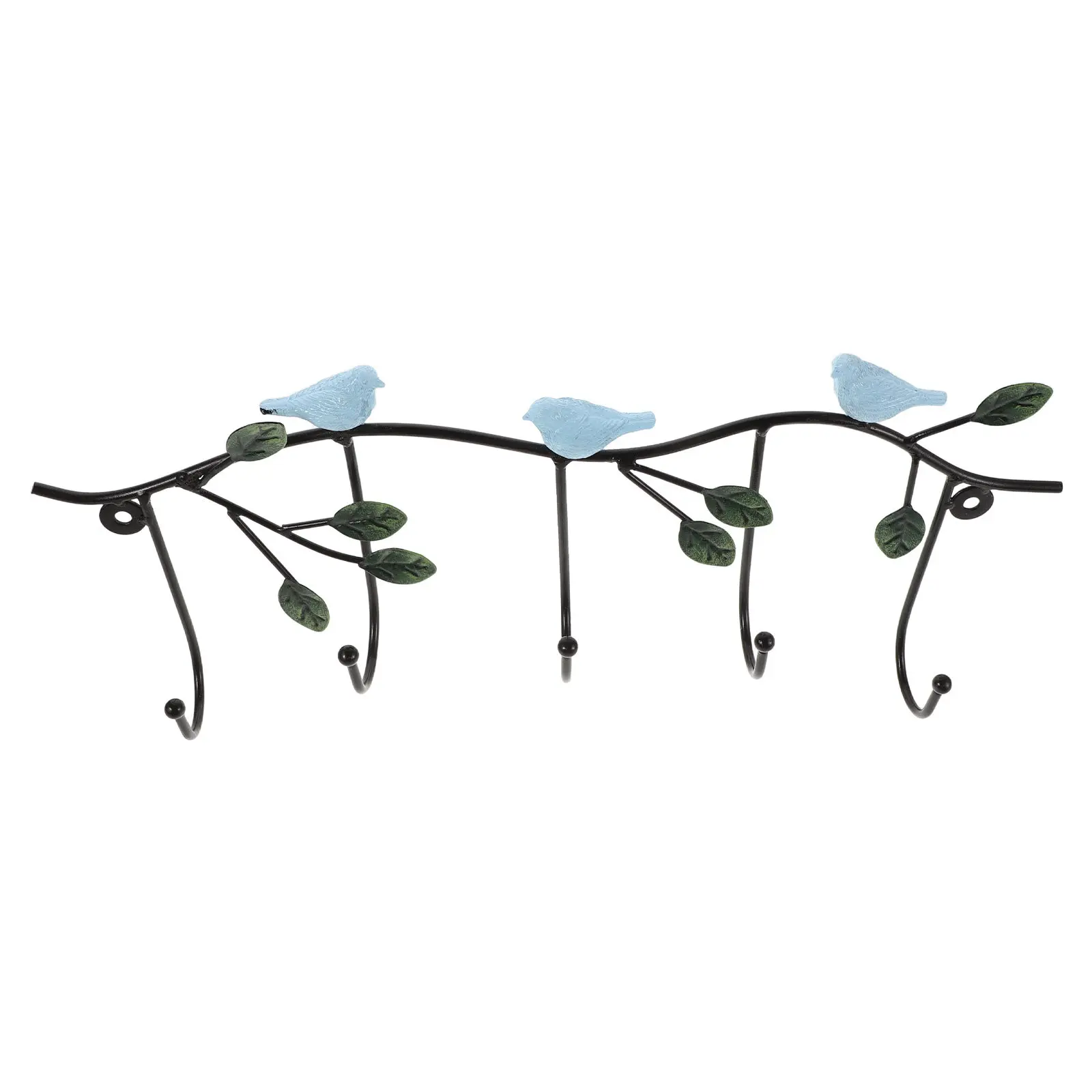 Decorative Bird Wall Hooks Set Metal Animal Shape Key Hooks for Entryway Bedroom Office Home Decor Vintage Modern Stylish