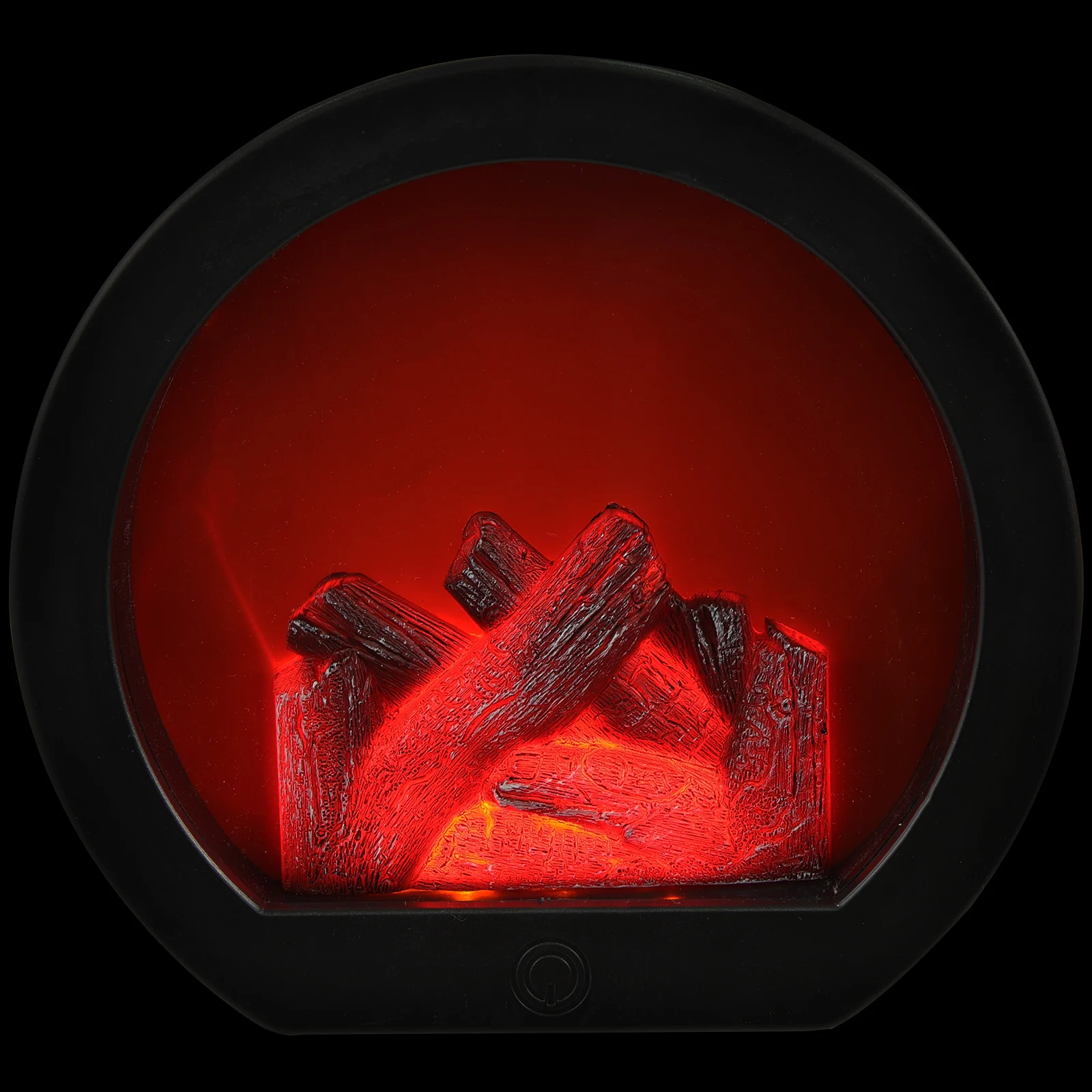 1pc Led Simulated Fireplace Flame Light Retro Usb Night Lamp For Bedroom Table Decor Desktop Operated Decoration Lamp