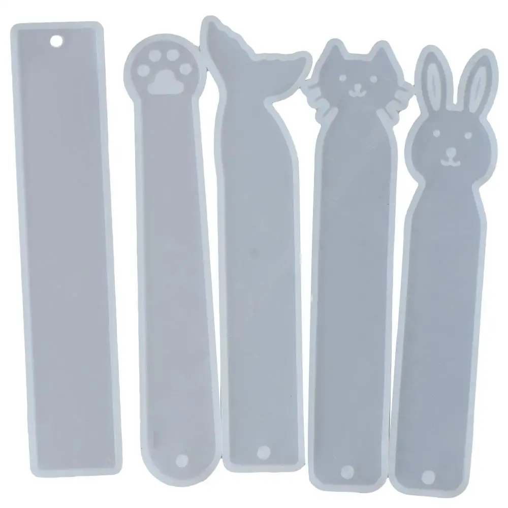 Resin Art Bookmark - 5er-Pack Kunsthandwerk zur Herstellung von Katzenklauen,