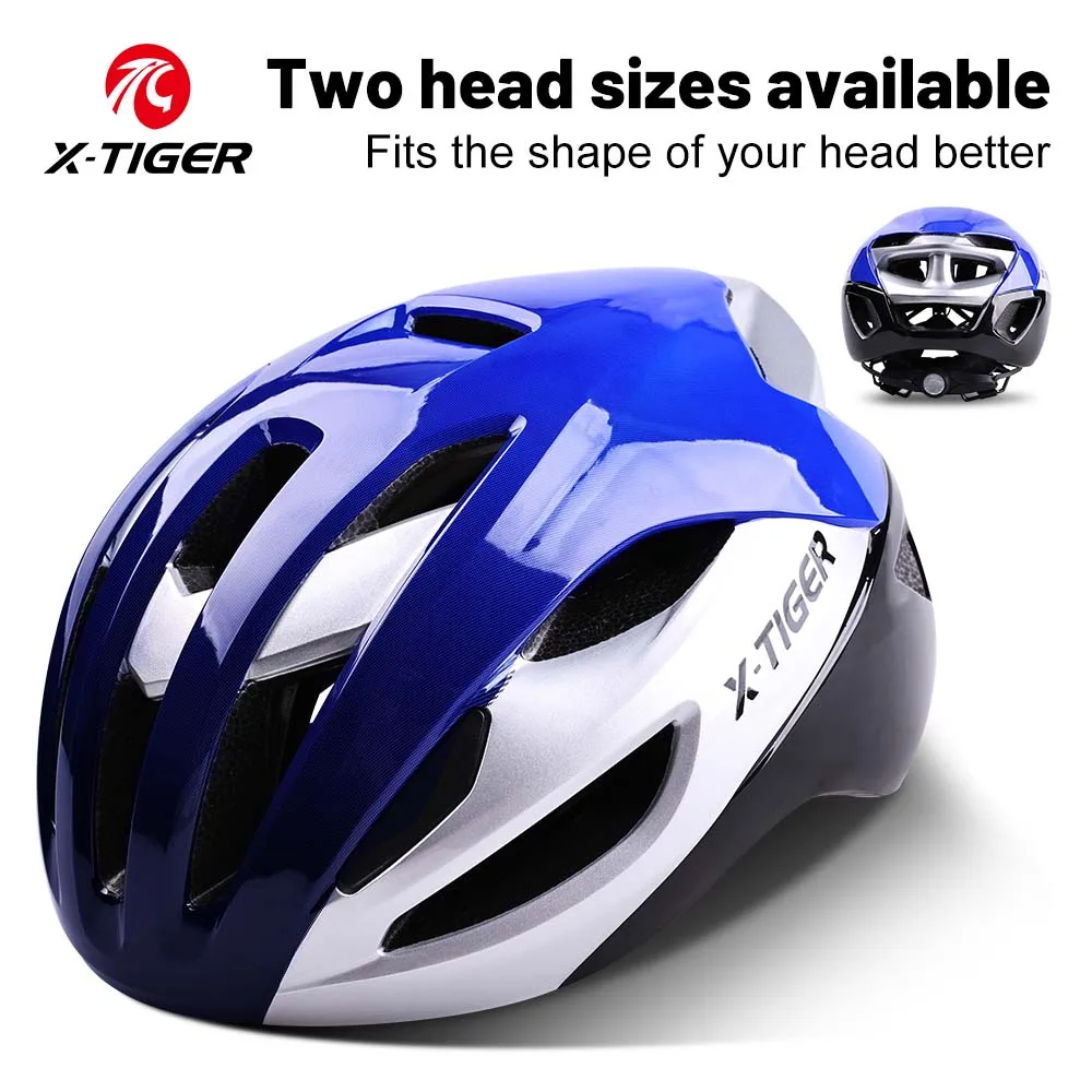

X-TIGER Man Women Bicycle Helmet Breathable Ultra-light One-piece Molding Helmets Shockproof Adjustable MTB Road Cycling Helmets