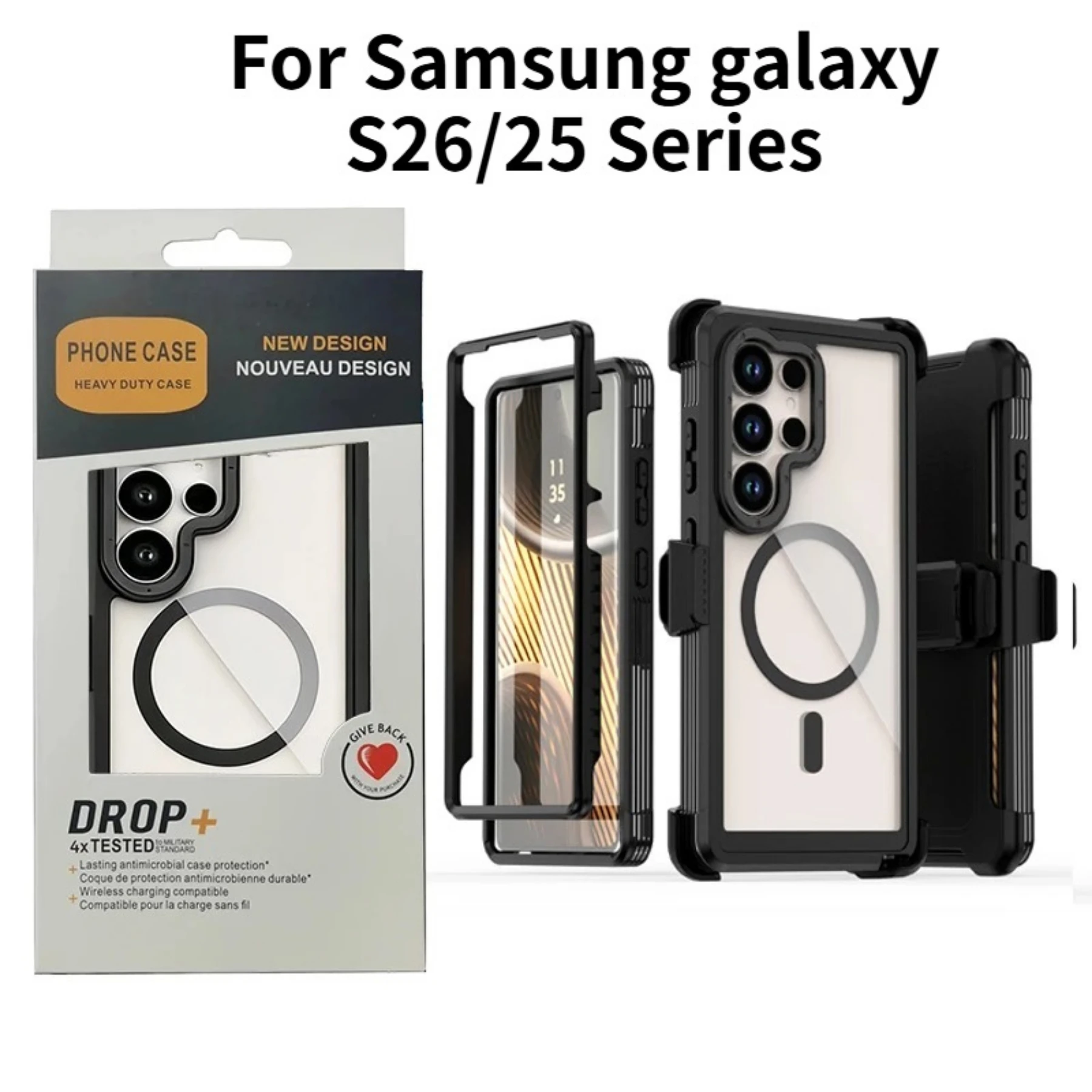 Rugged Armor Anti-drop XT for MagSafe Case for Samsung Galax
