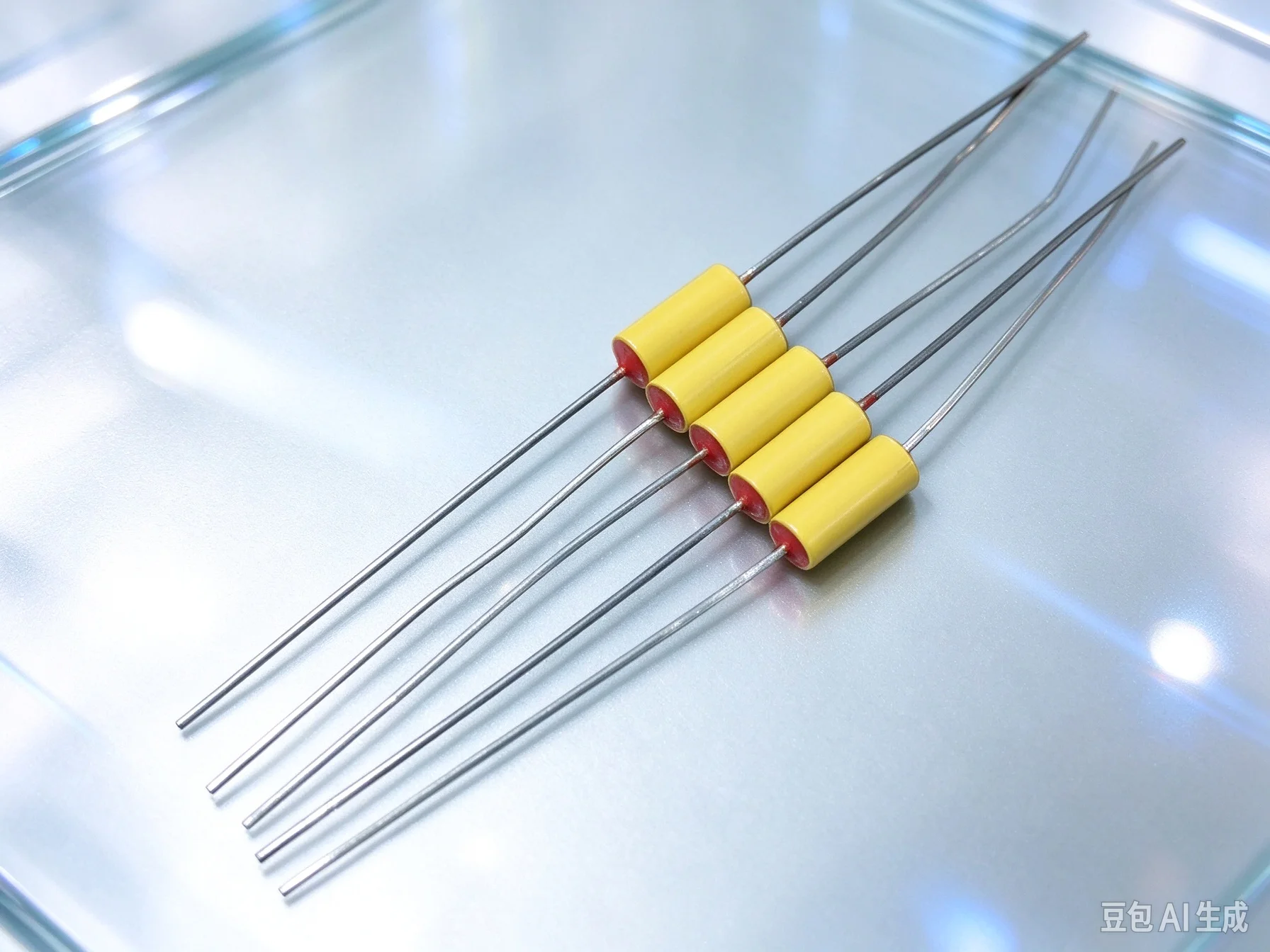 Genuine for France SIC Vintage Red Head 1600PF 100V Audio Axial Coupling Film Capacitor  30pcs
