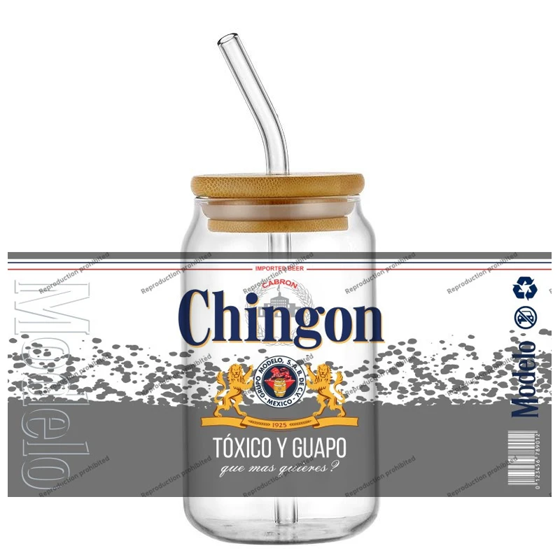 Наклейки Funko Delicious Beer Design Series: легко снимаемые водонепроницаемые для самостоятельного изготовления 3D-переводные УФ-наклейки УФ-ДТФ-стикеры УФ-ДТФ-пленки стаканов 16 унций