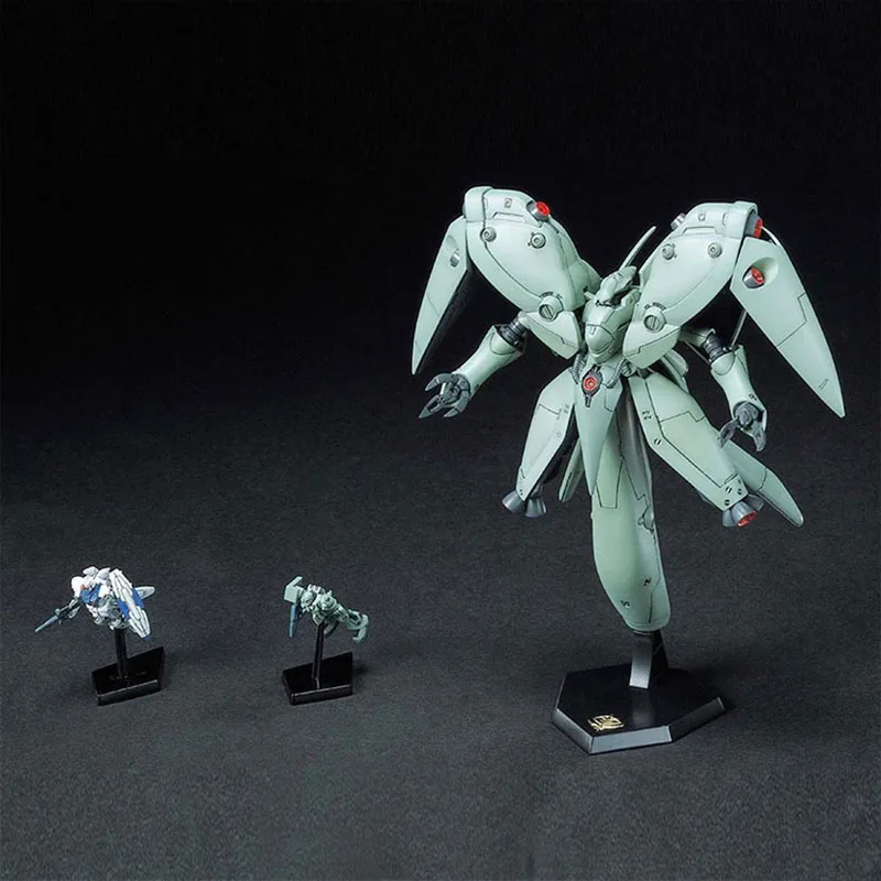 반다이 오리지널 건담 모델 차고 키트, HGM 시리즈 1/550 건담 Amx-002, 뉴 지엘 애니메이션 액션 피규어 조립 모델 장난감