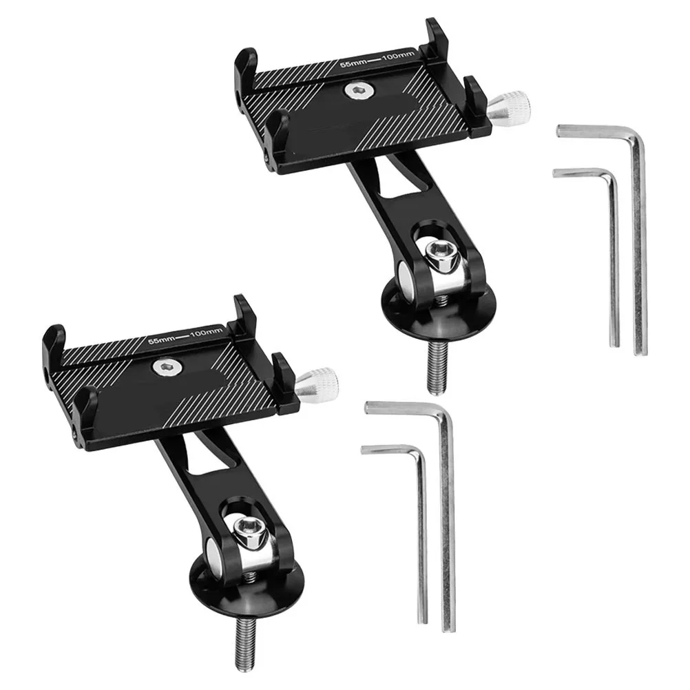 

1Sets Bicycle Phone Holder Stem Mount Adjustable Bike Phone Stand Headset Top Cap Cradle Shockproof Cycling Mount for Mountain