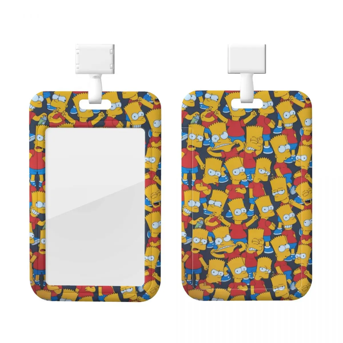 

Custom Bart Simpsons Wallpaper Credit Card Holders Neck Strap Lanyard ID Badge Card Holder For Hospitals Engineers Card Holder