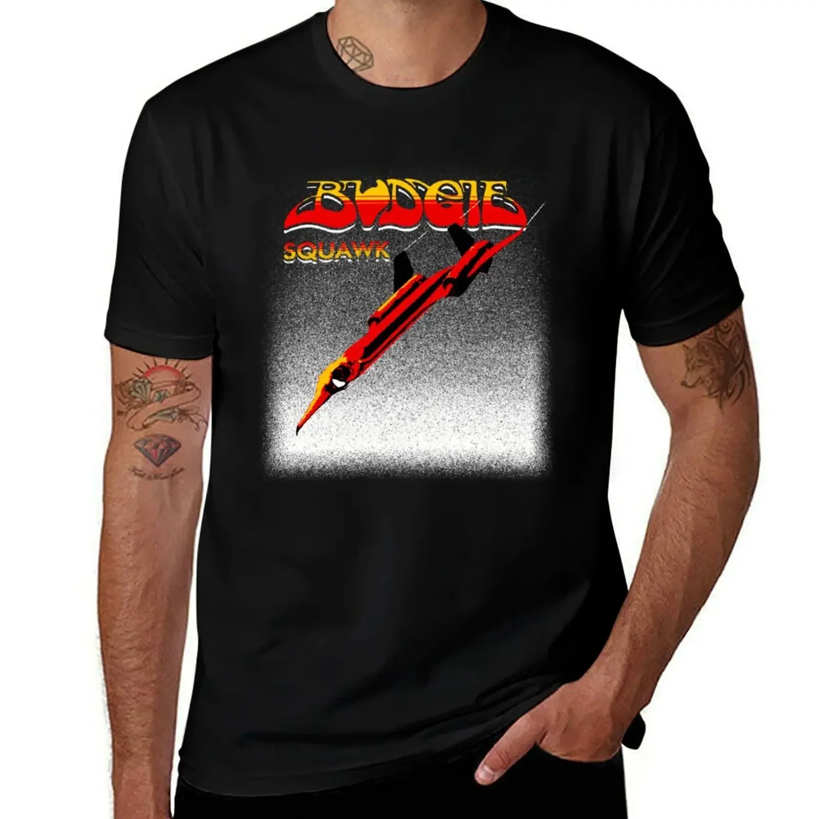 

Budgie Band Squawk Album V2 T-Shirt oversizeds anime t shirts shirts graphic tee plus size tops mens graphic t-shirts