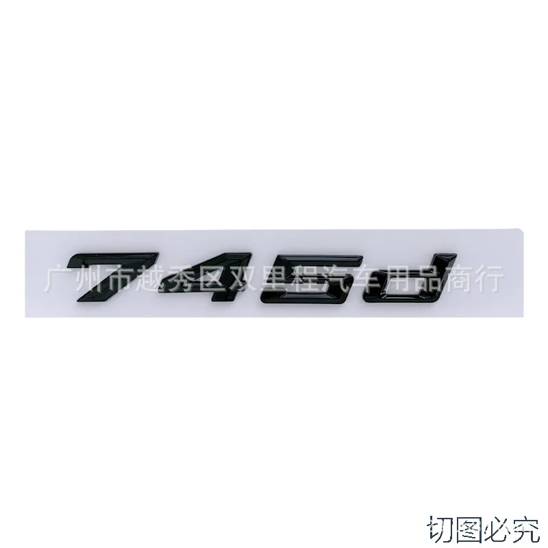 3D Displacement Emblem Sticker For BMW 2021-2022 6 7 Series 630d 645d 650d 730d 740d 745d Trunk Tail Letter Badge