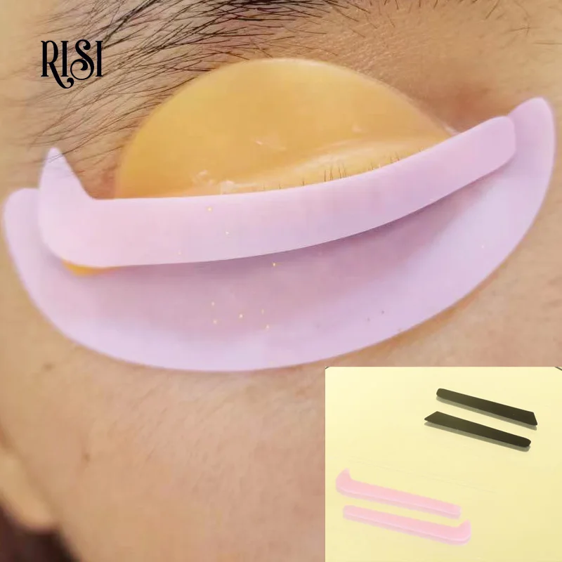 RISI-Tiges de levage de cils en silicone souple, tampons permanents réutilisables, rubans de levage de cils