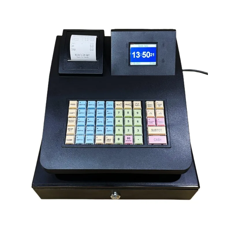 High-Speed Thermal Printing Cash Register, Easy Operation and Maintenance, Built-in System Without Networking