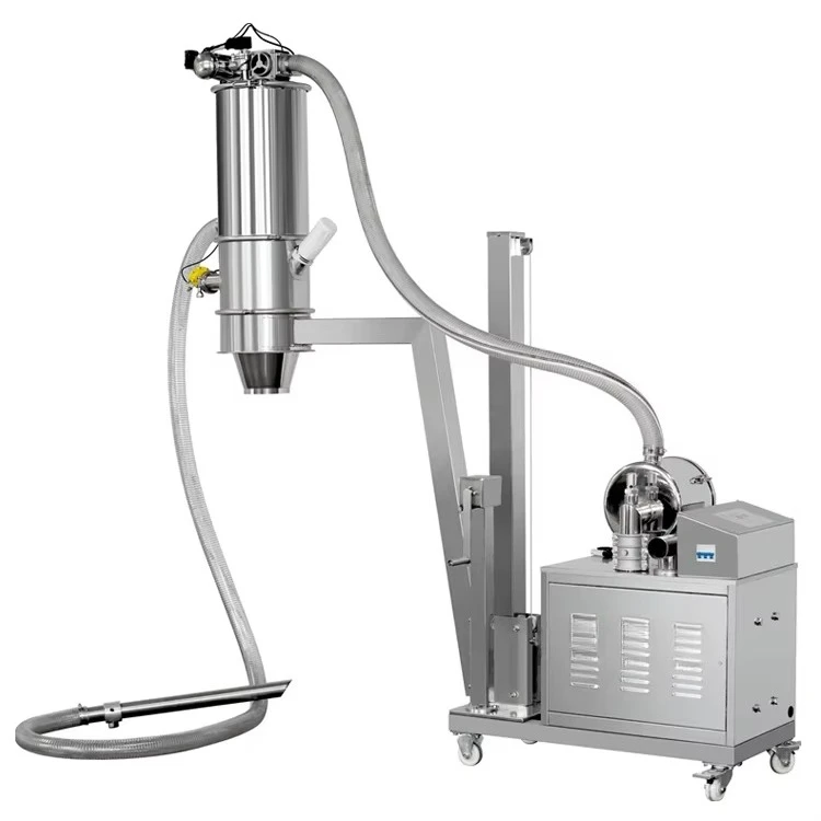 Customized High Quality Food Grade Rice or Wheat Mill Hopper Stainless  Steel Vacuum Conveyor